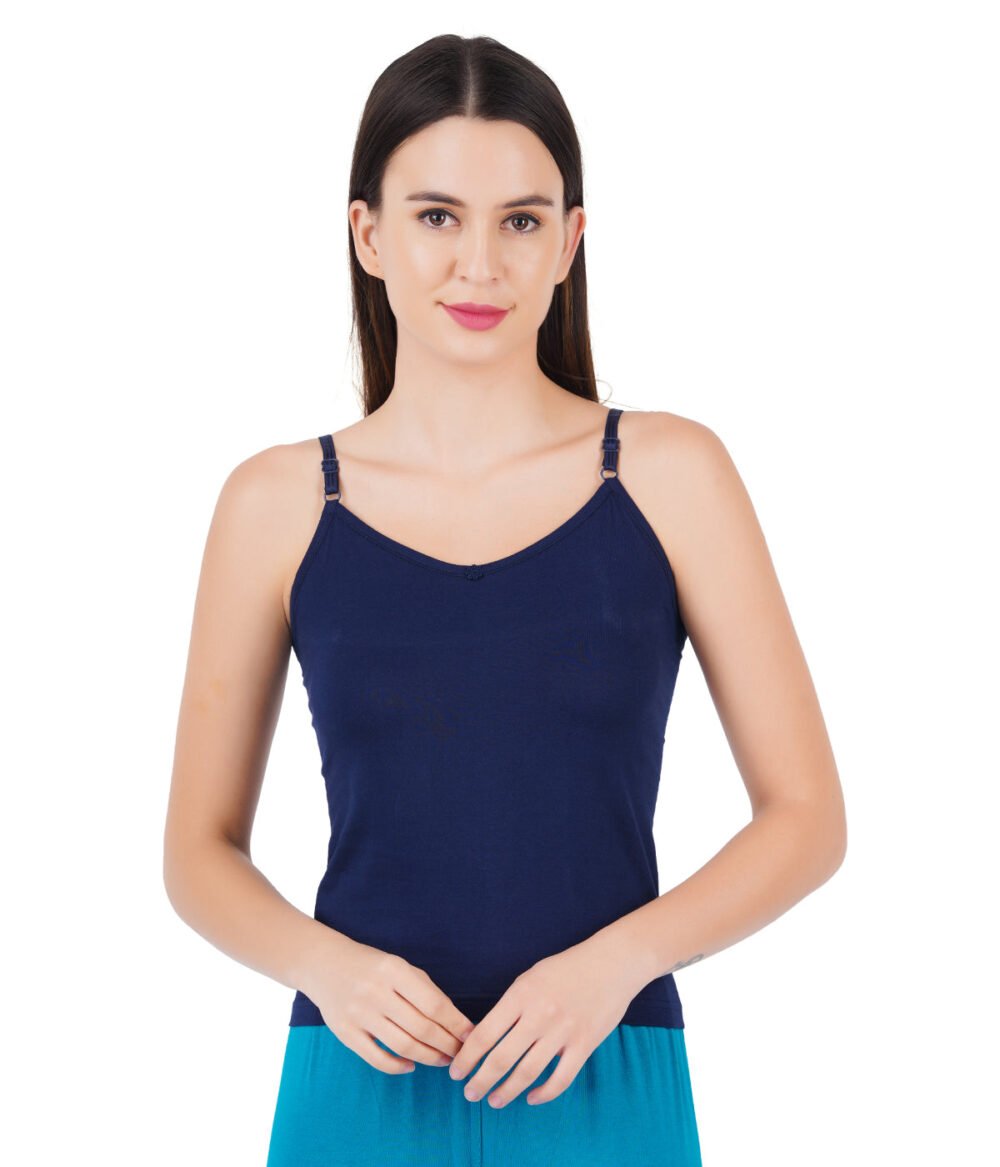 Women Adjustable Strap Colour Camisole Petals (2 PCs Pack) - Image 5