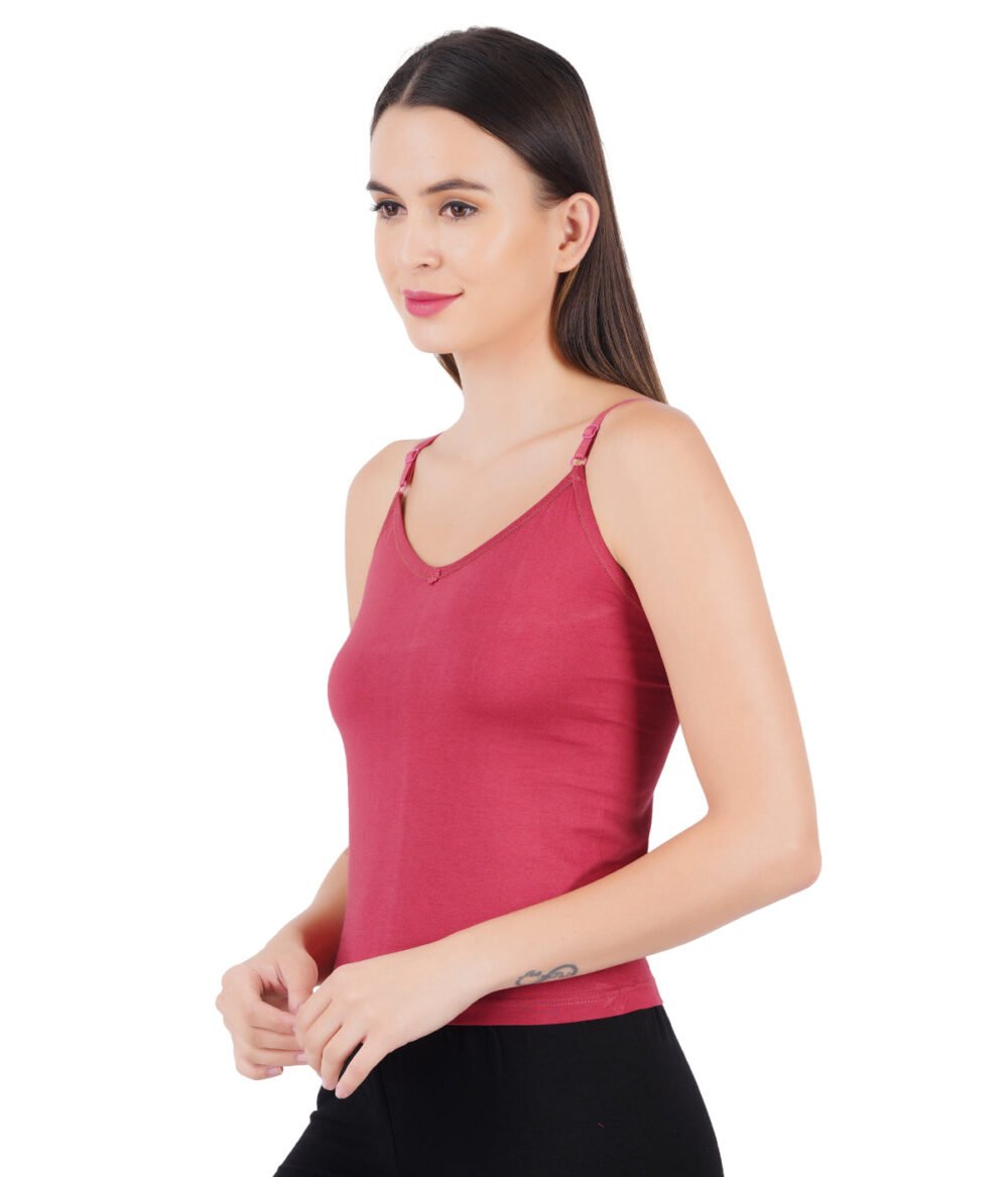 Women Adjustable Strap Colour Camisole Petals (2 PCs Pack) - Image 6